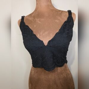 Forever 21 Black Lace Bralette – Size XL